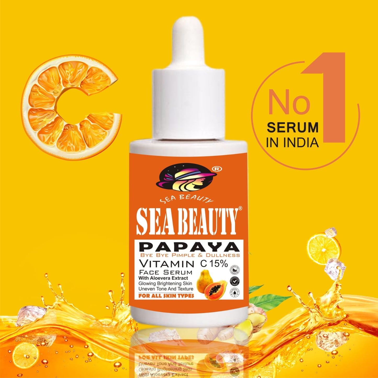 SEA BEAUTY PAPAYA FACE SERUM ✅
