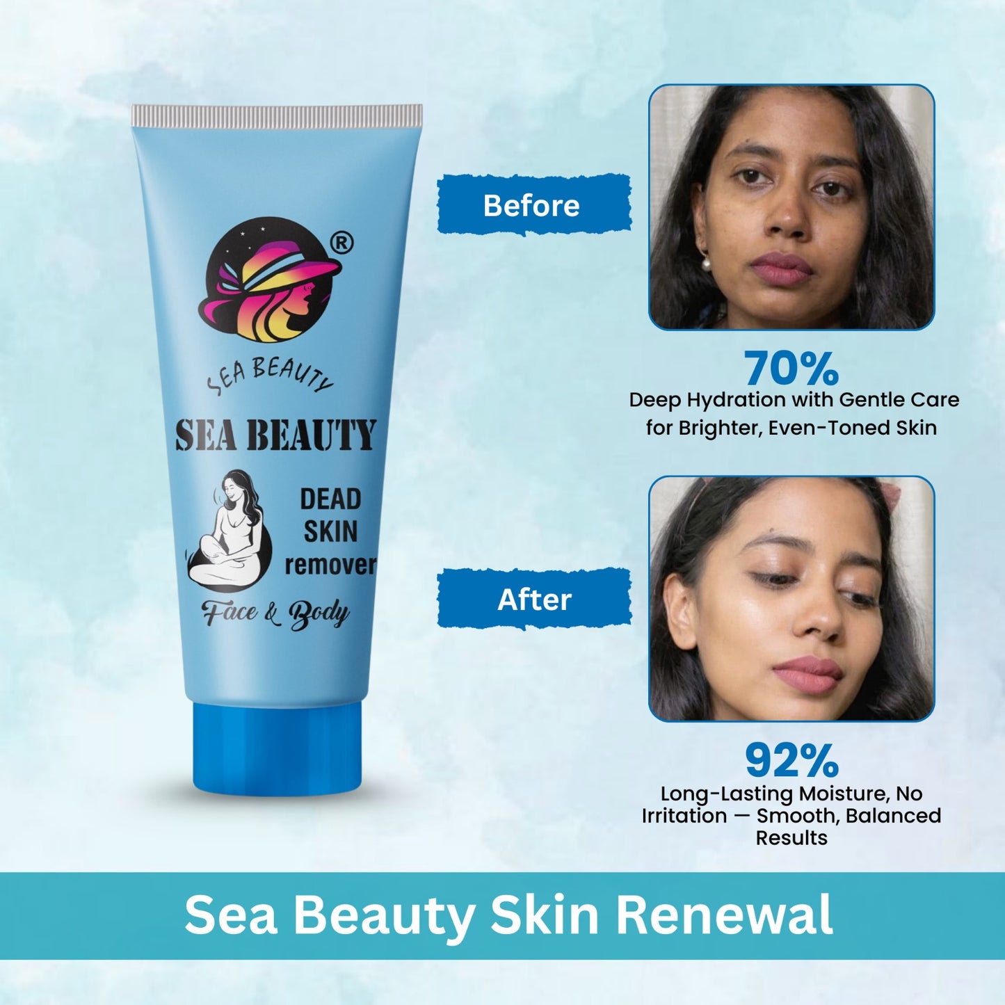 Sea Beauty Dead Skin Remover face & body wash ✅