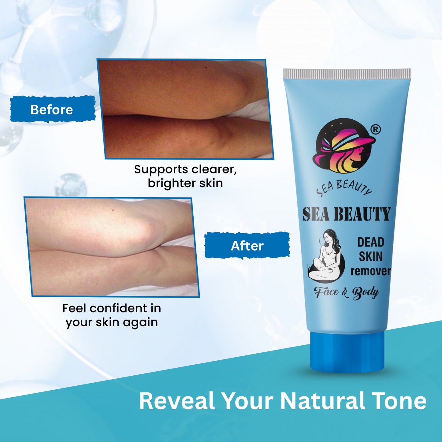 Sea Beauty Dead Skin Remover face & body wash ✅