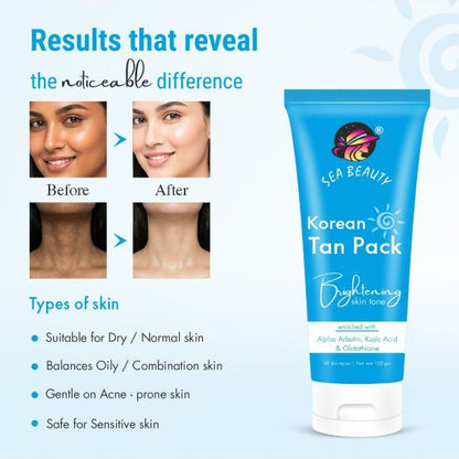 Sea Beauty Korean Tan Pack✅