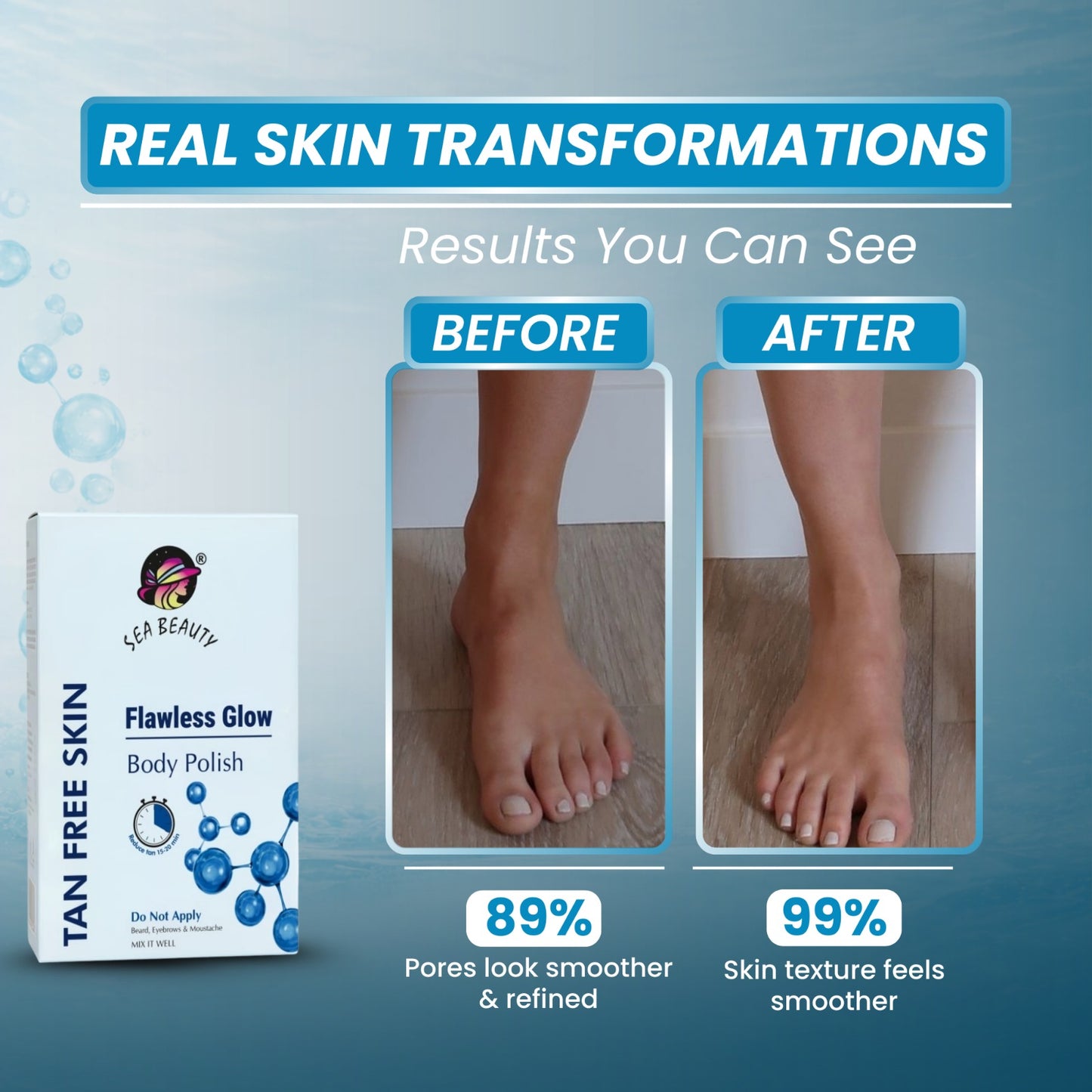 Sea Beauty Dead Skin Remover face & body wash ✅