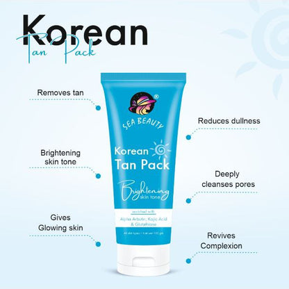 Sea Beauty Korean Tan Pack✅