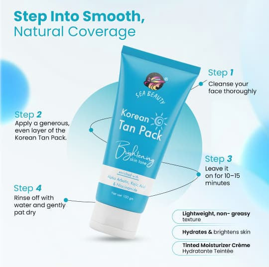 Sea Beauty Korean Tan Pack✅